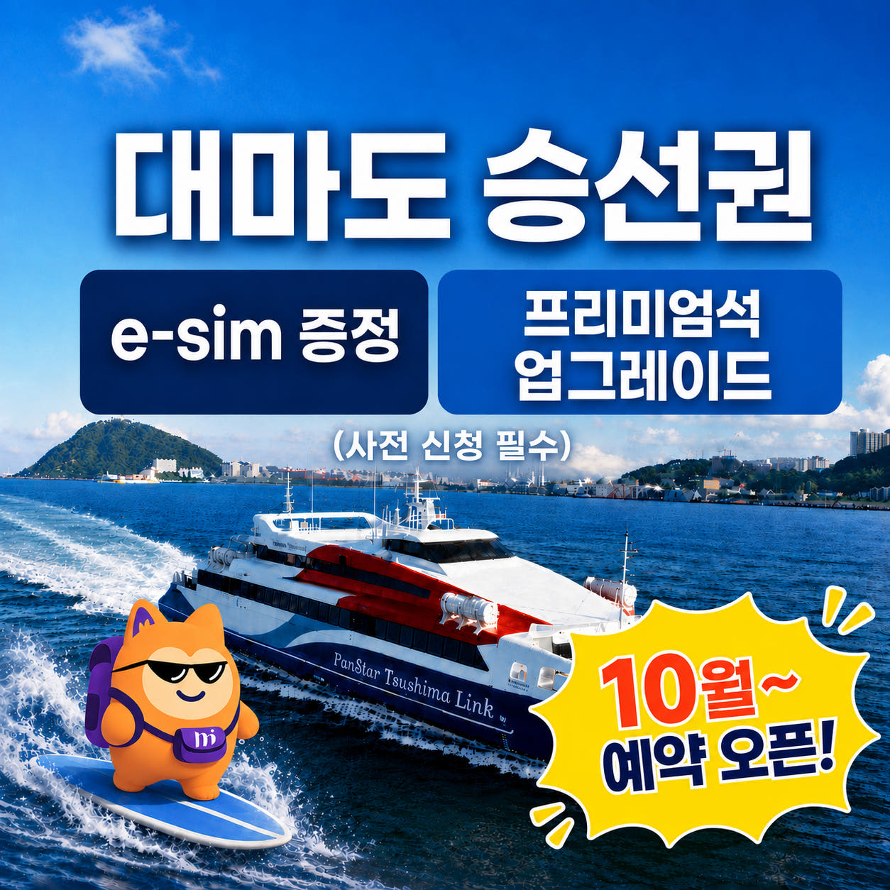 바로확정 대마도 배편 왕복승선권 당일 가장 길게 즐기는 스케줄 체류시간 6시간 팬스타 쓰시마링크호 1박2일 히타카츠 이즈하라 렌터카 자유여행