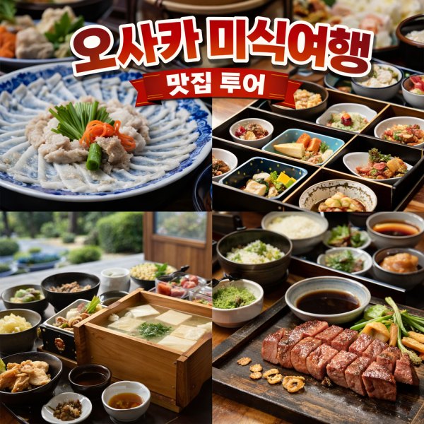 크루즈 타고 떠나는 천하의 부엌 오사카 미식여행 4박5일