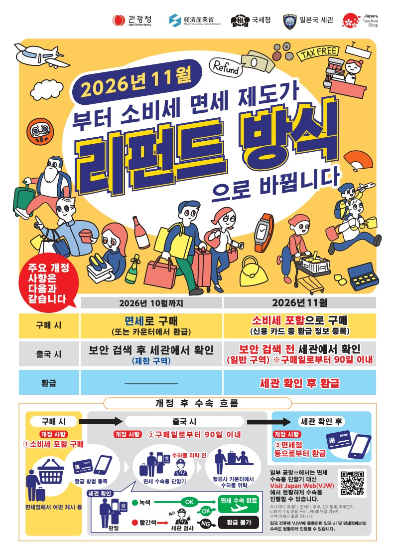 일본 면세제도 변경 안내 1